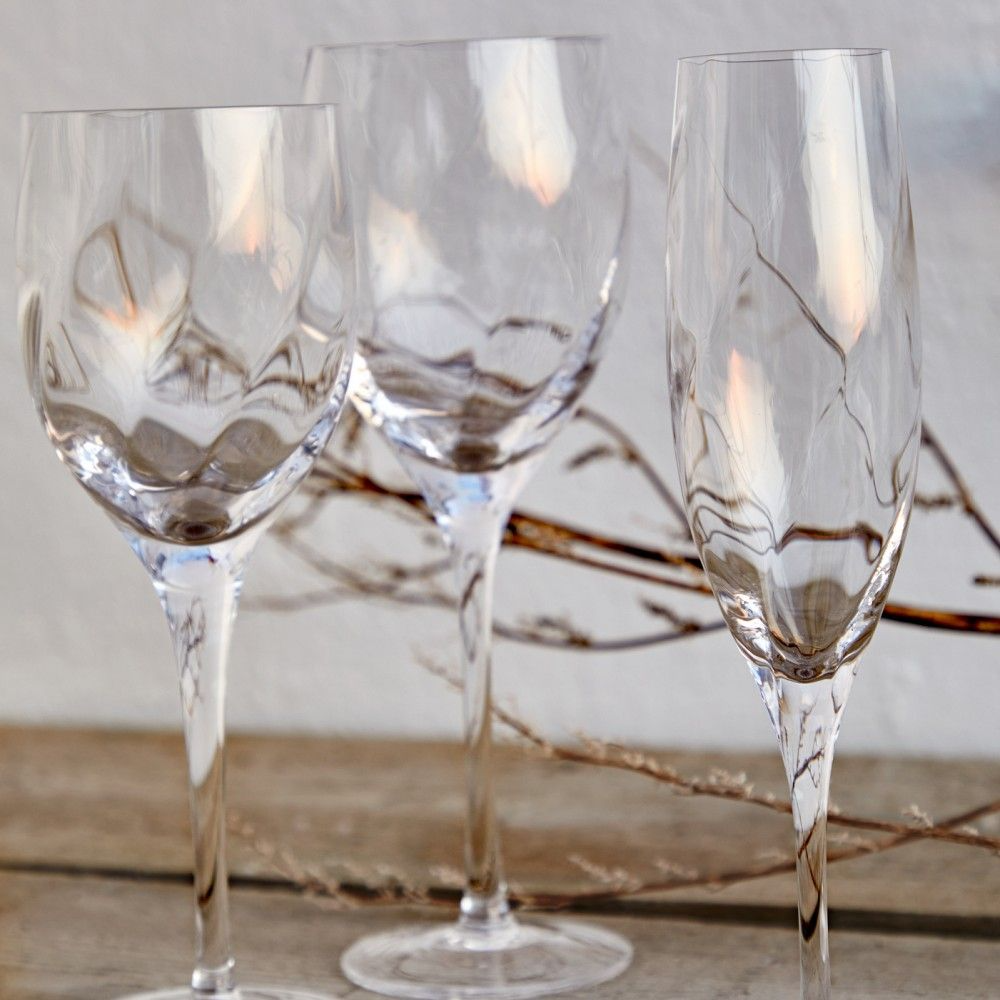 Set of 4 Wine Glass Goblet Retro Starbursts Mid Century Modern Art