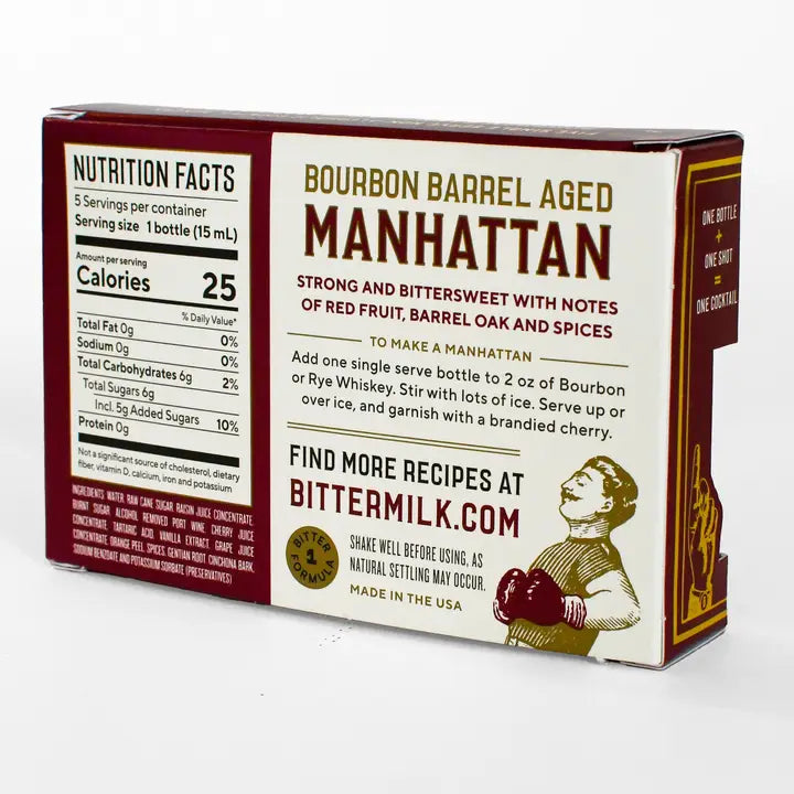 Bourbon Barrel Aged Manhattan Single Serve Set