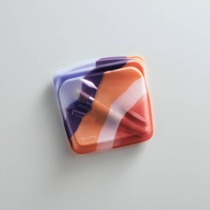 Stasher Sandwich Bag - Purple Wave