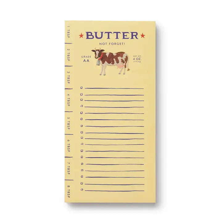 Rifle Paper Co Market Pad - Butter Not Forget