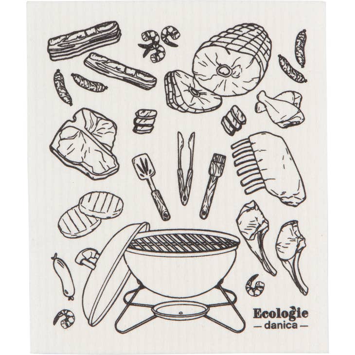 Swedish Dishcloth - On the Grill