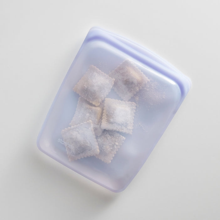 Stasher Half-Gallon & Sandwich 2 Pack - Lavender and Clear