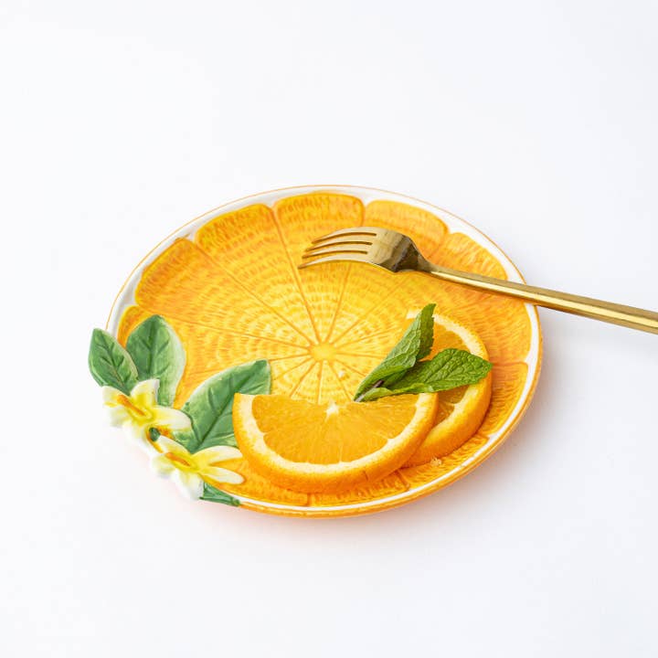 Dessert Plate - Orange