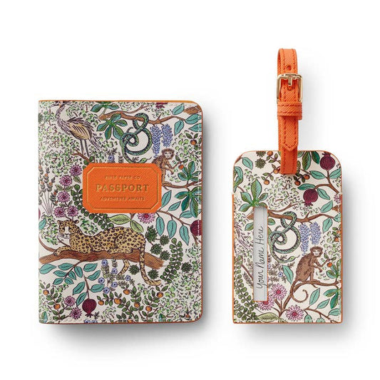 Rifle Paper Co Passport & Luggage Tag Set - Safari