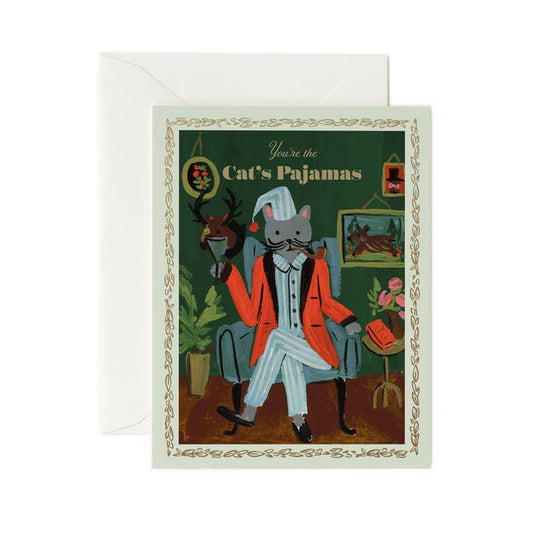 Rifle Paper Co Card - You're the Cat's Pajamas