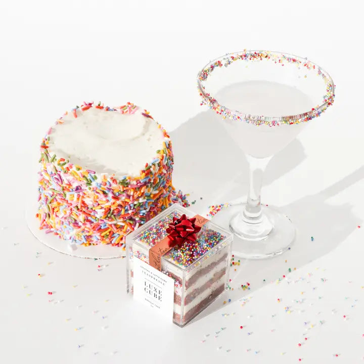 Luxe Mixology Cube - Birthday Cake