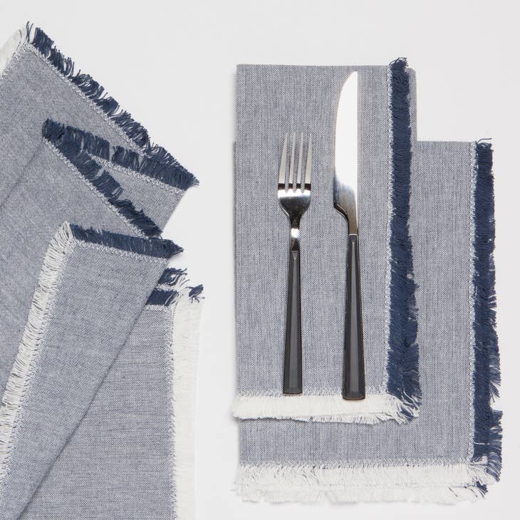 Napkin Set - Midnight Chambray