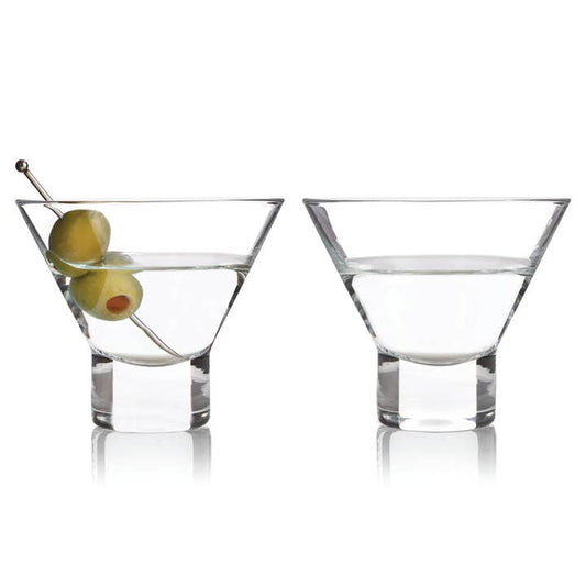 Raye Crystal Martini Glasses