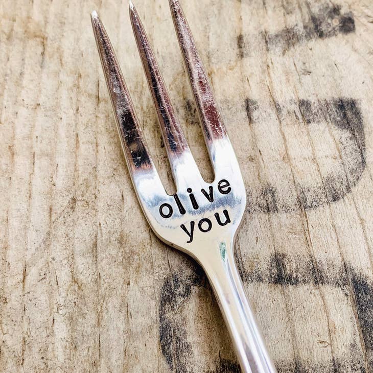 Olive You Cocktail Fork