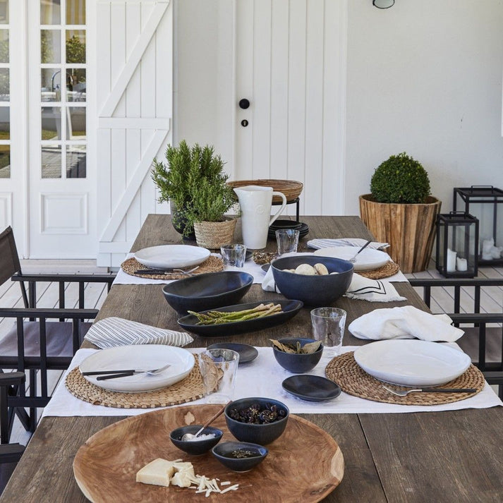 Livia Oval Baker Set - Matte Black
