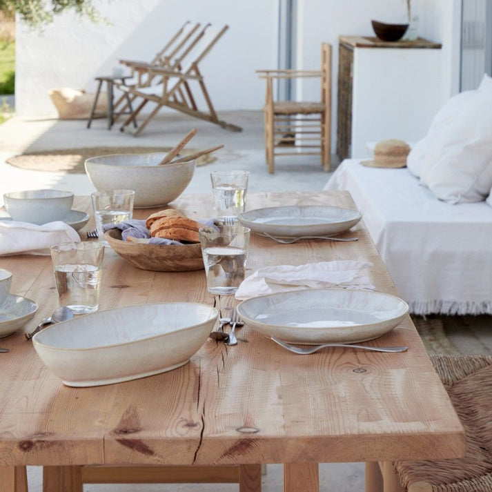 Eivissa Oval Baker Set - Sand Beige