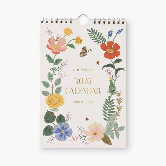 Rifle Paper Co 2026 Kitchen Calendar - Strawberry