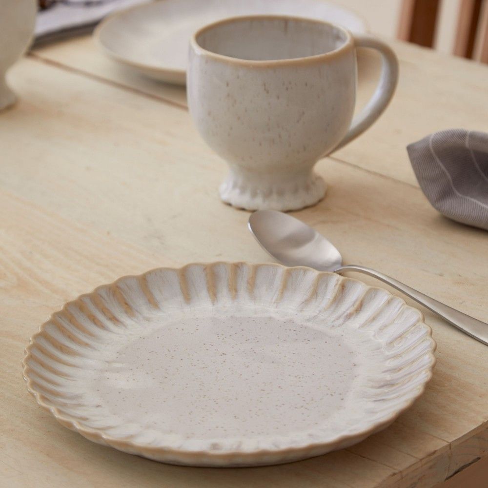 Mallorca Salad Plate Set - Sand Beige