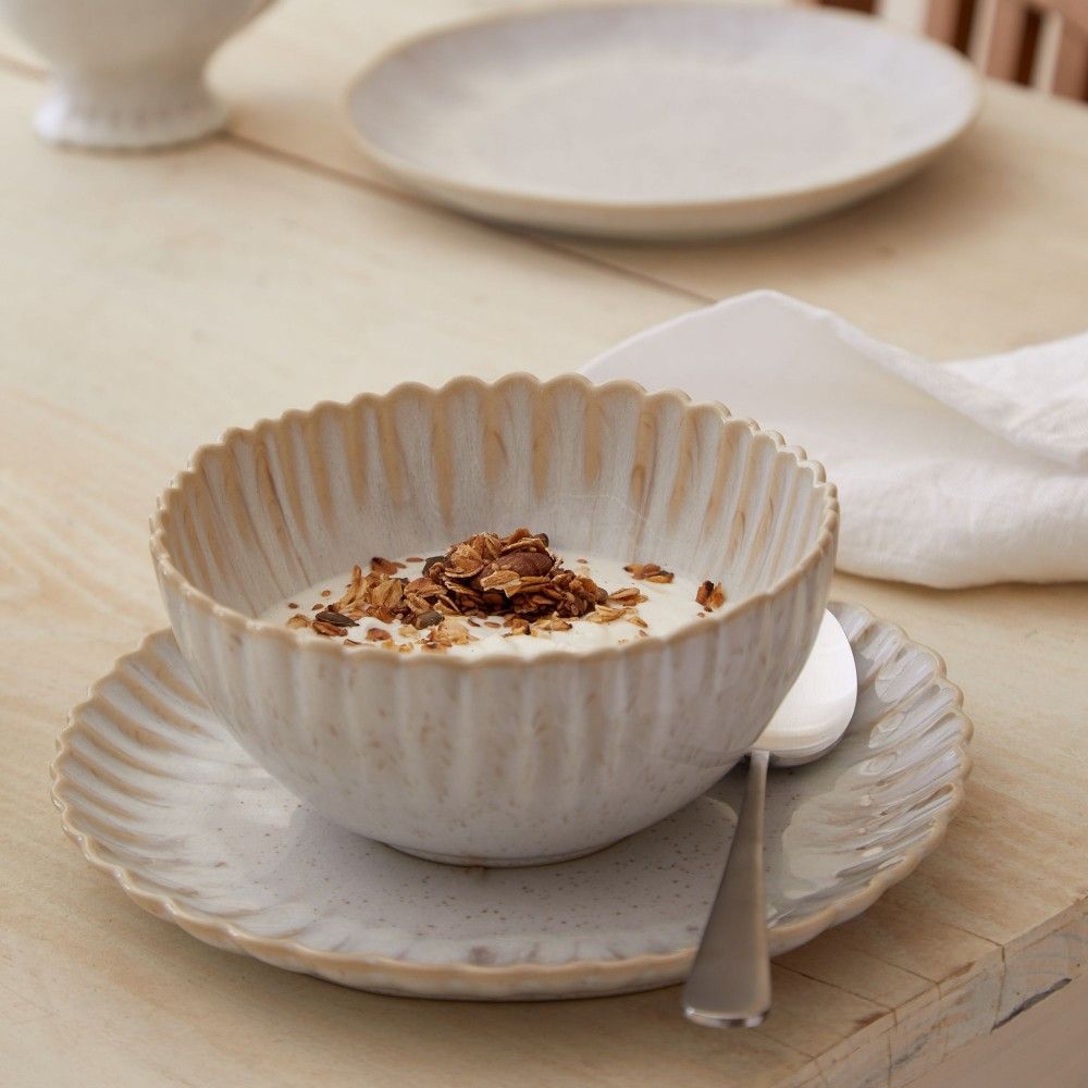 Mallorca Salad Plate Set - Sand Beige