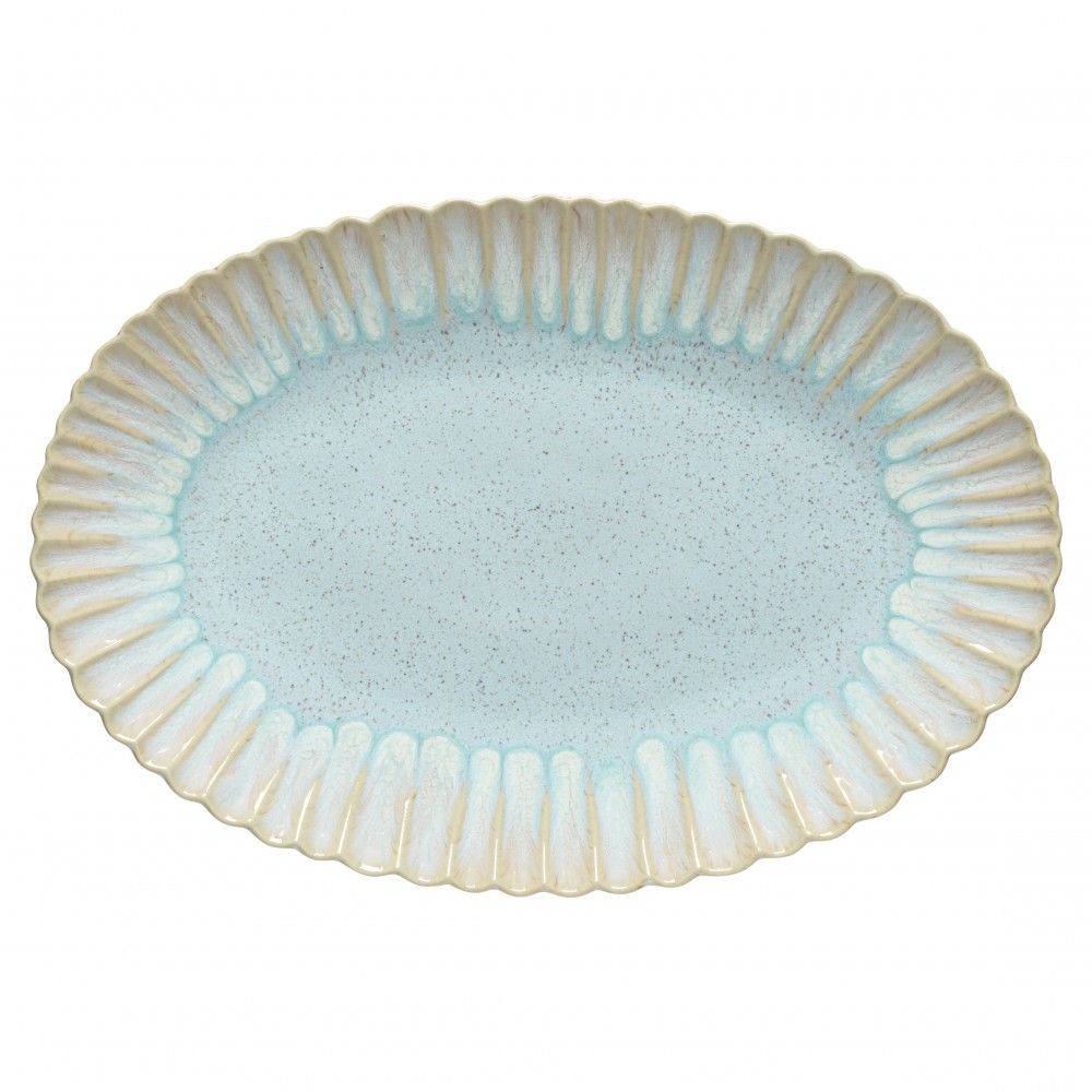 Mallorca Oval Platter - Sea Blue