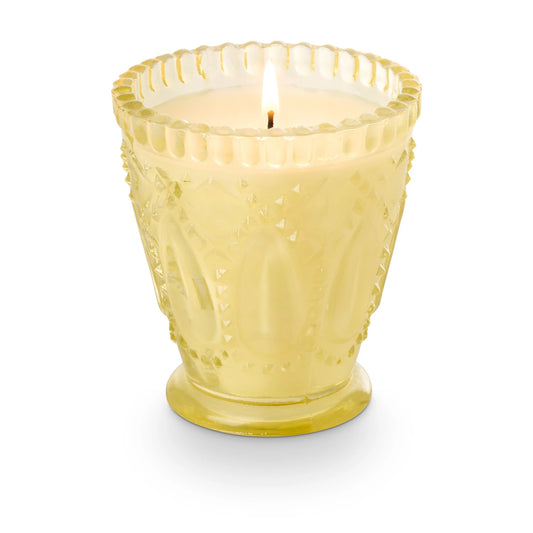 Tried & True Pressed Glass Candle - Citrus Grove