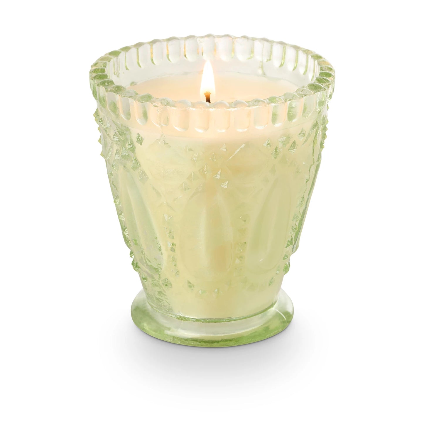 Tried & True Pressed Glass Candle - Eucalyptus & Sage
