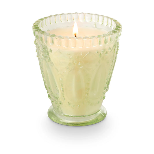 Tried & True Pressed Glass Candle - Eucalyptus & Sage