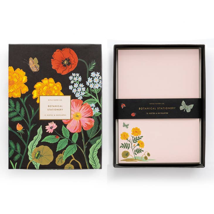 Rifle Paper Co Social Stationery Set - Botanical