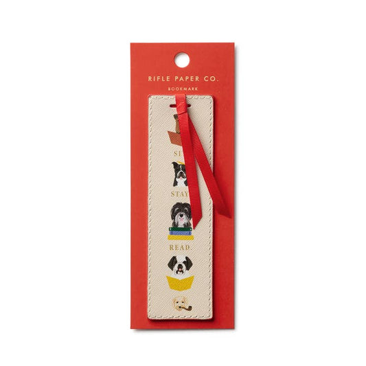 Rifle Paper Co Bookmark - Studious Dogs