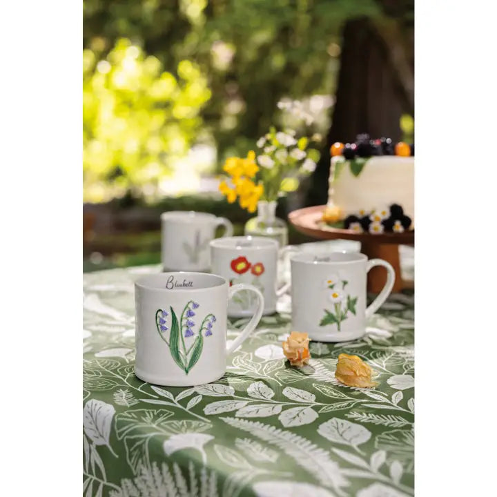 Embossed Mug - Poppy