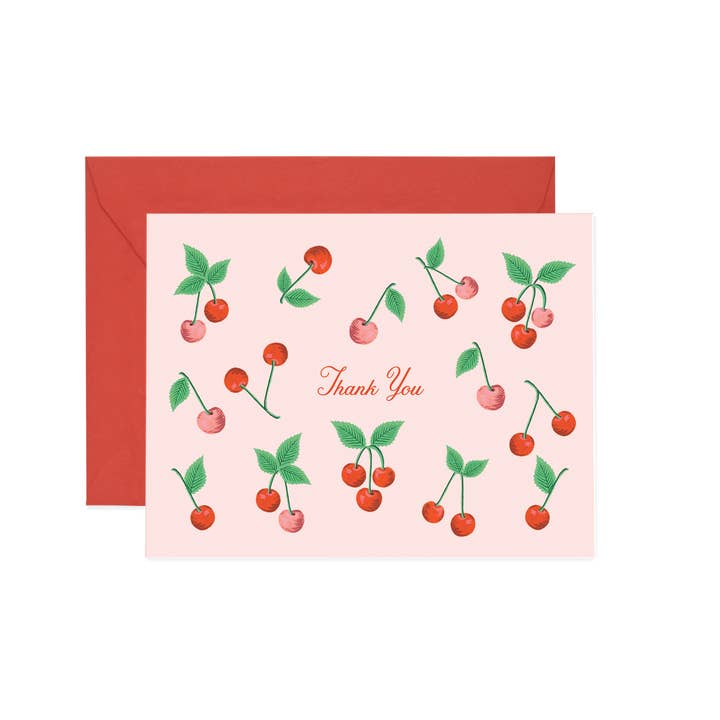 Rifle Paper Co Card - Cherries Thank You