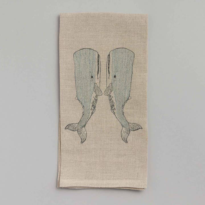 Tea Towel - Whale Love