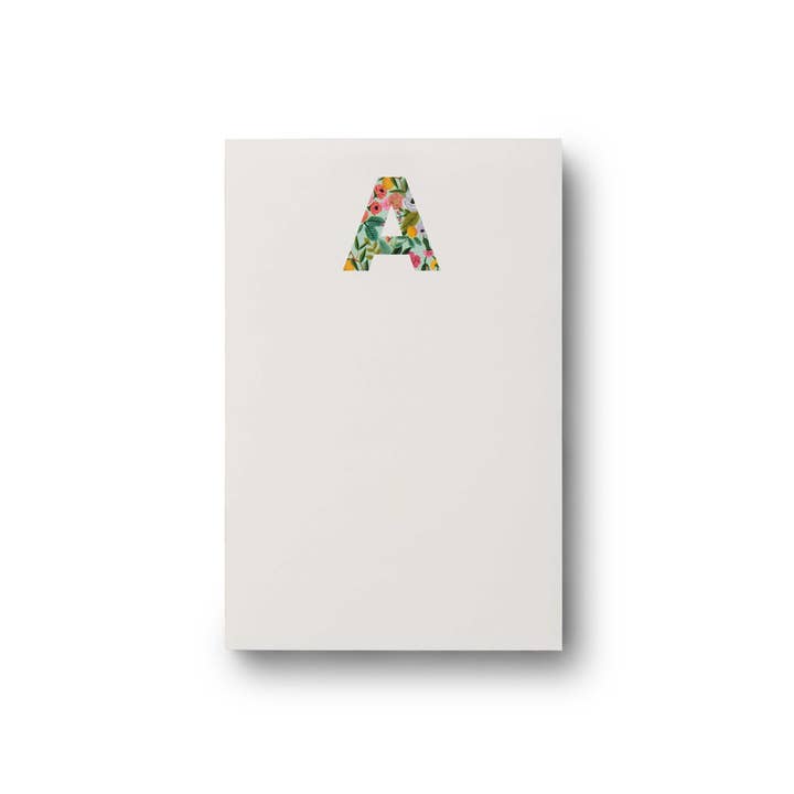 Rifle Paper Co Monogram Notepad - Garden Party