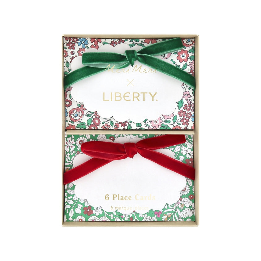 Meri Meri X Liberty Winter Place Cards