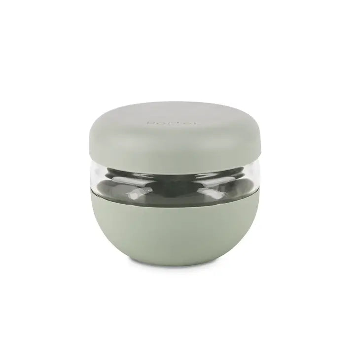 Porter Glass Storage Bowl 16oz - Sage