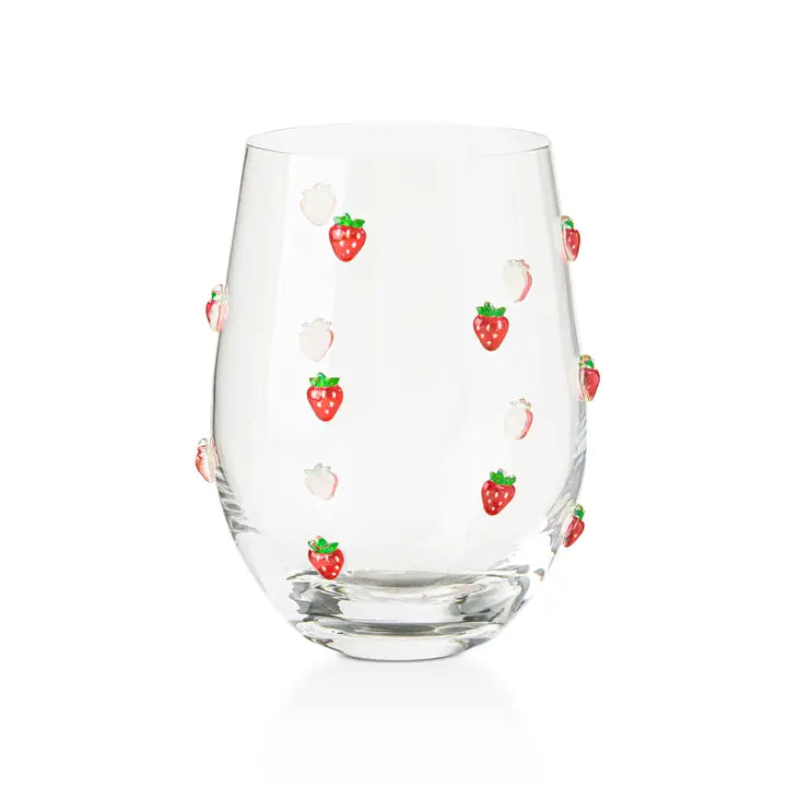 Icon Stemless Wine - Strawberry