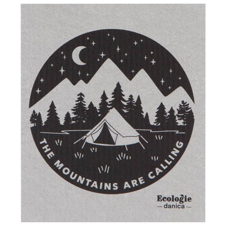 Swedish Dishcloth - Mountains Calling