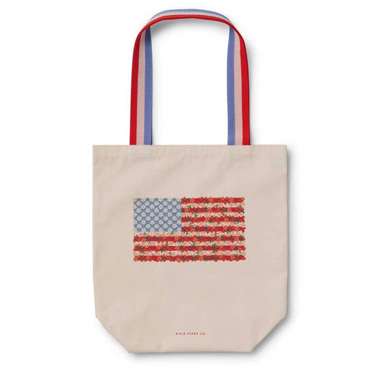 Rifle Paper Co Canvas Tote Bag - Americana