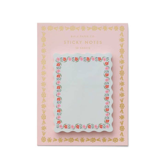 Rifle Paper Co Sticky Notes - Delphine