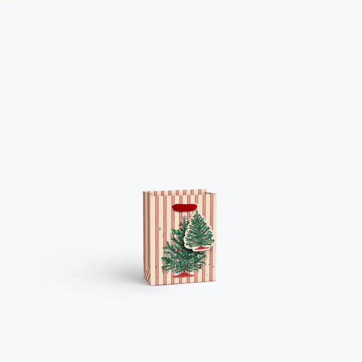 Rifle Paper Co Small Gift Bag - Tinsel Tree