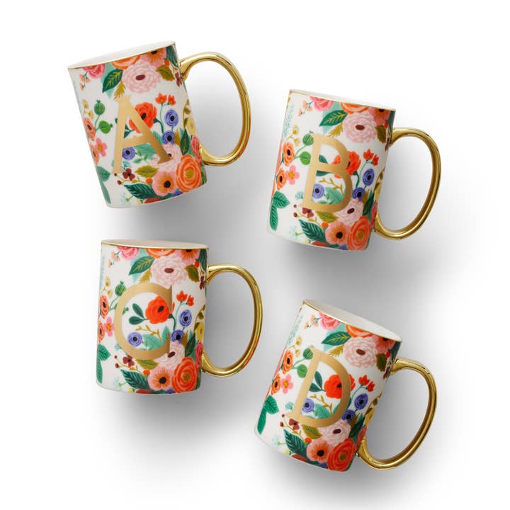 Rifle Paper Co Monogram Mug - Garden Party