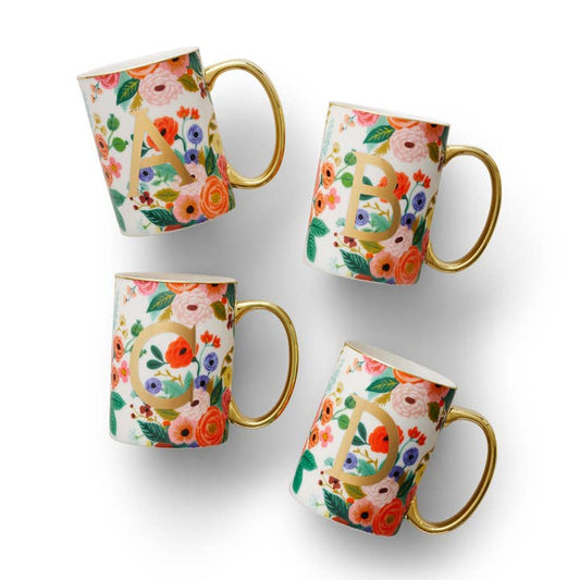 Rifle Paper Co Monogram Mug - Garden Party