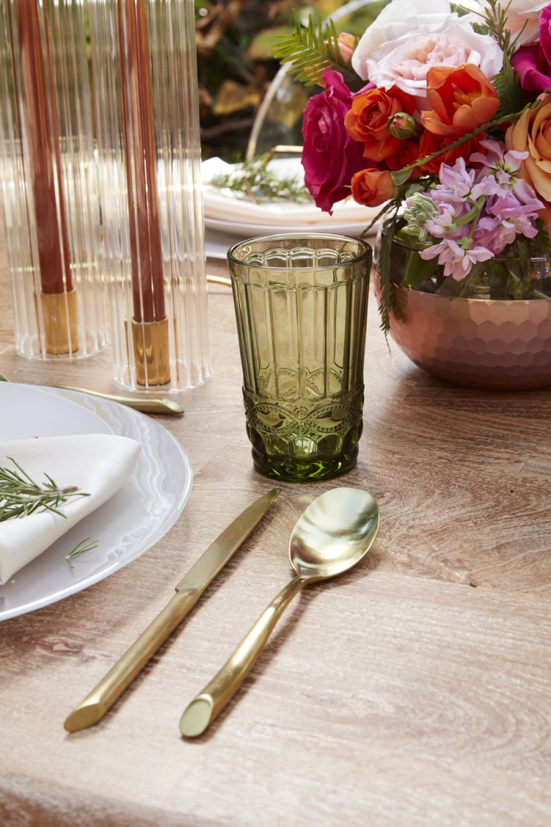 Momento Water Glass - Green