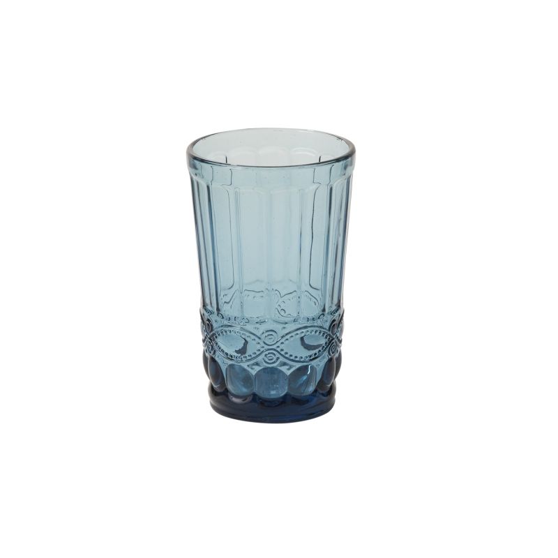 Momento Water Glass - Blue