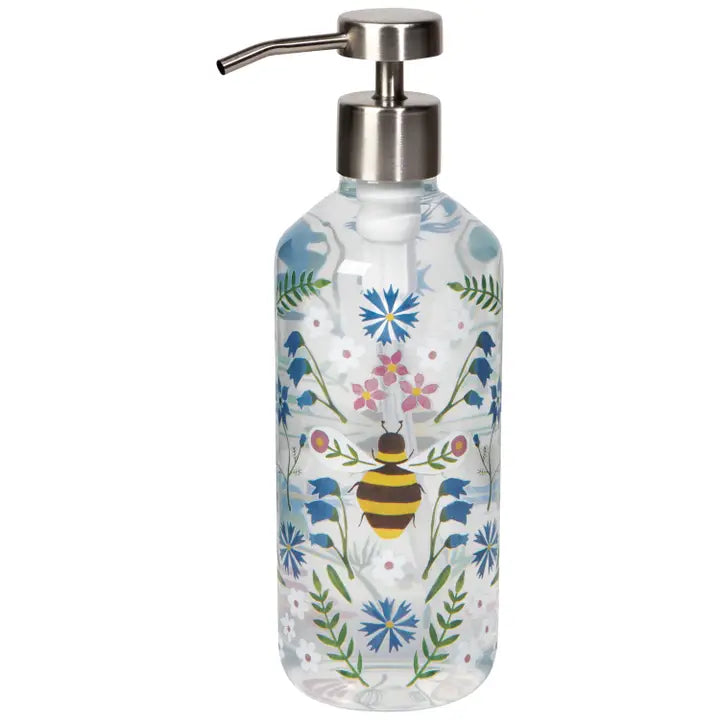 Glass Soap Pump - Bee Garden