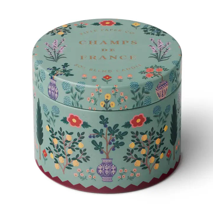 Rifle Paper Co Tin Candle - Country Farm Champs De France