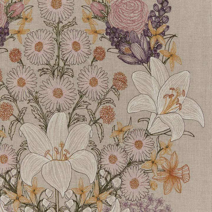 Table Runner - Lilies and Daisies