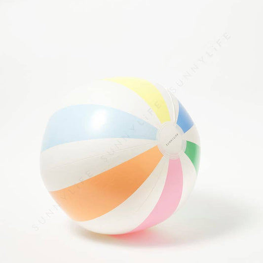 Pool Side Inflatable Beach Ball - Pastel Gelato