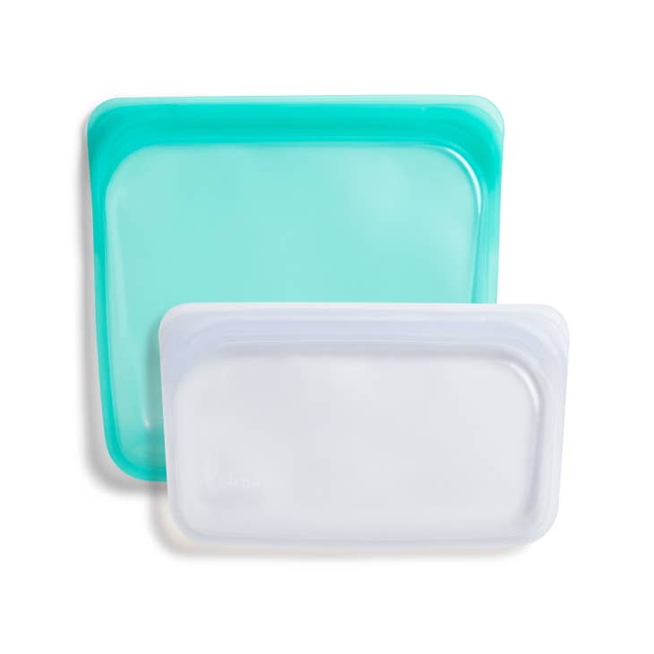 Stasher Bag 2 Piece Bundle - Clear and Aqua