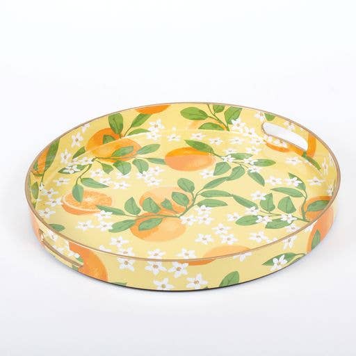 Round Tray - Orange Grove