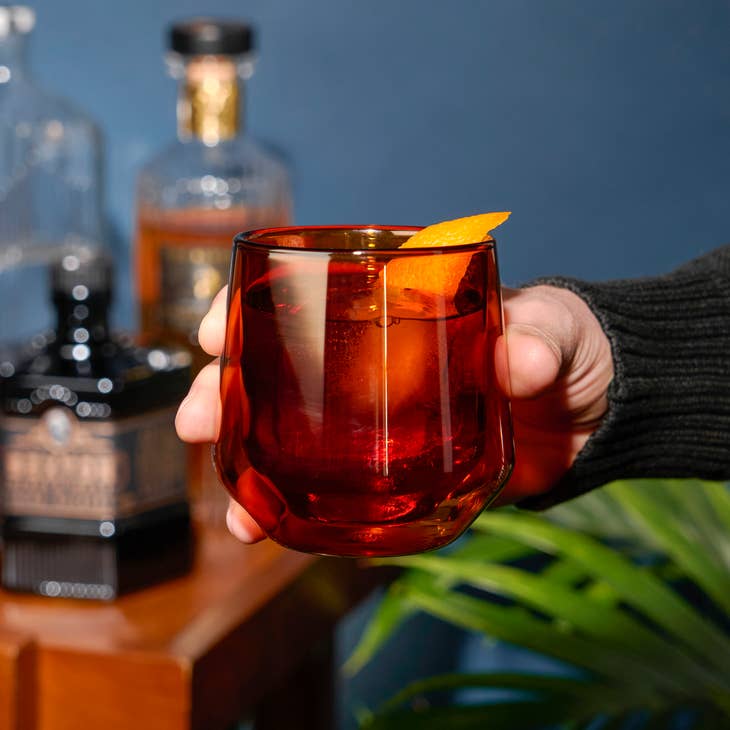 Aurora Double Walled Tumbler - Amber