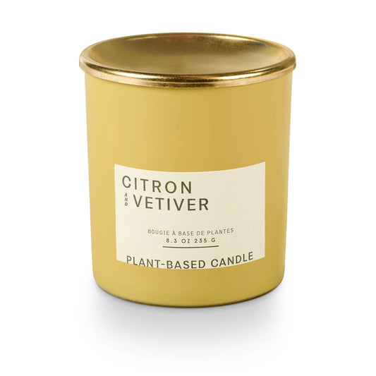 Verde Lidded Jar Candle - Citron & Vetiver