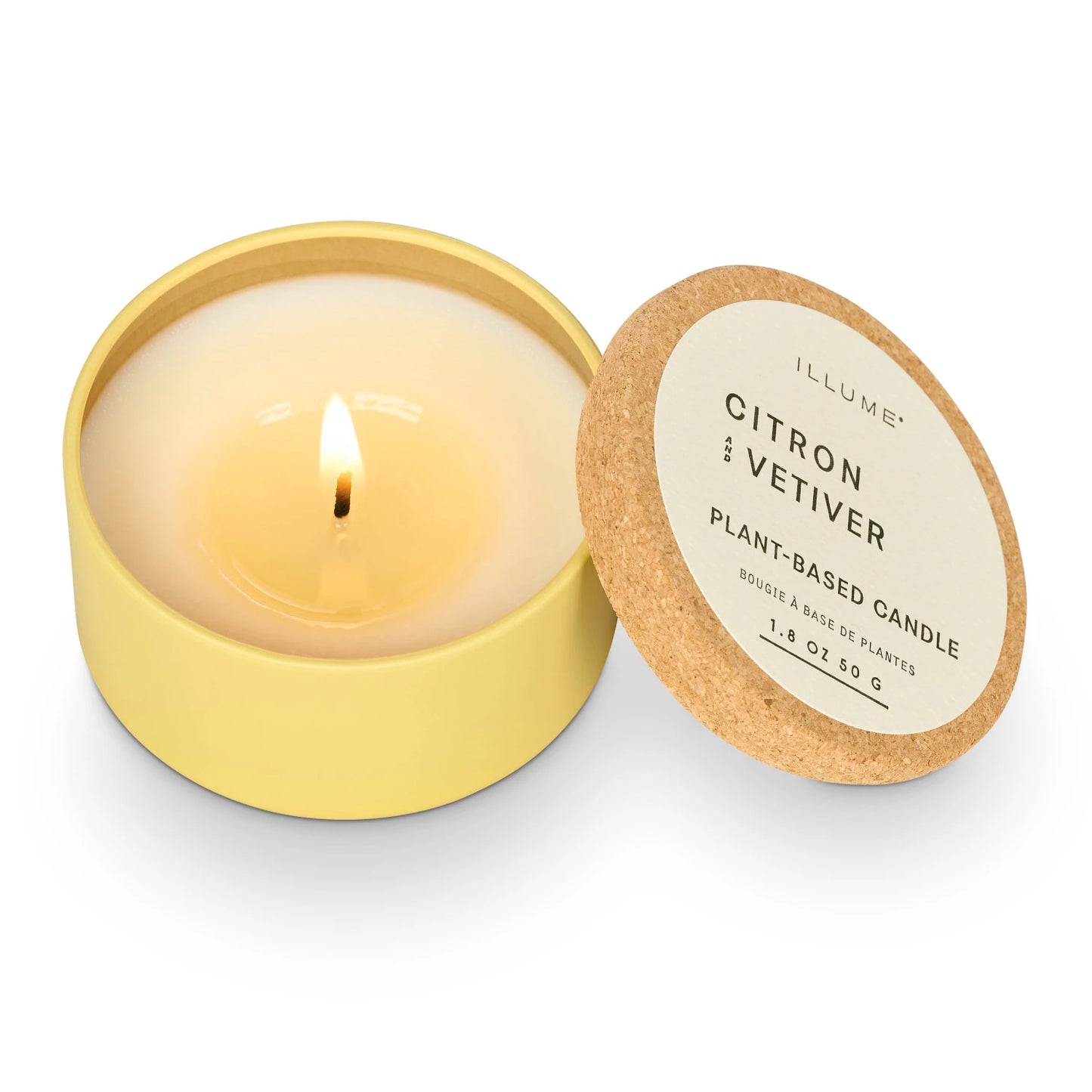 Verde Tin with Cork Lid - Citron & Vetiver