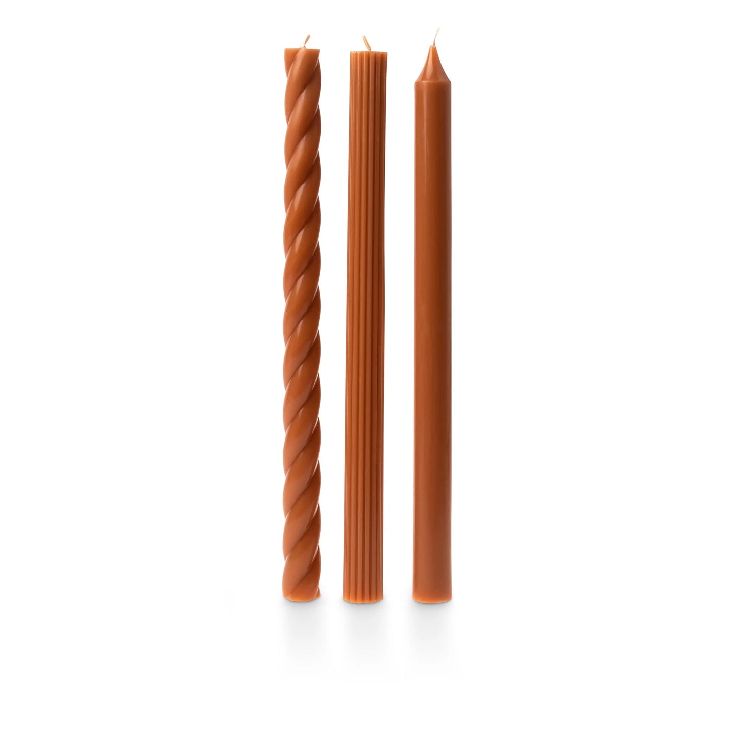 Assorted Candle Tapers 3-Pack - Terra Tabac