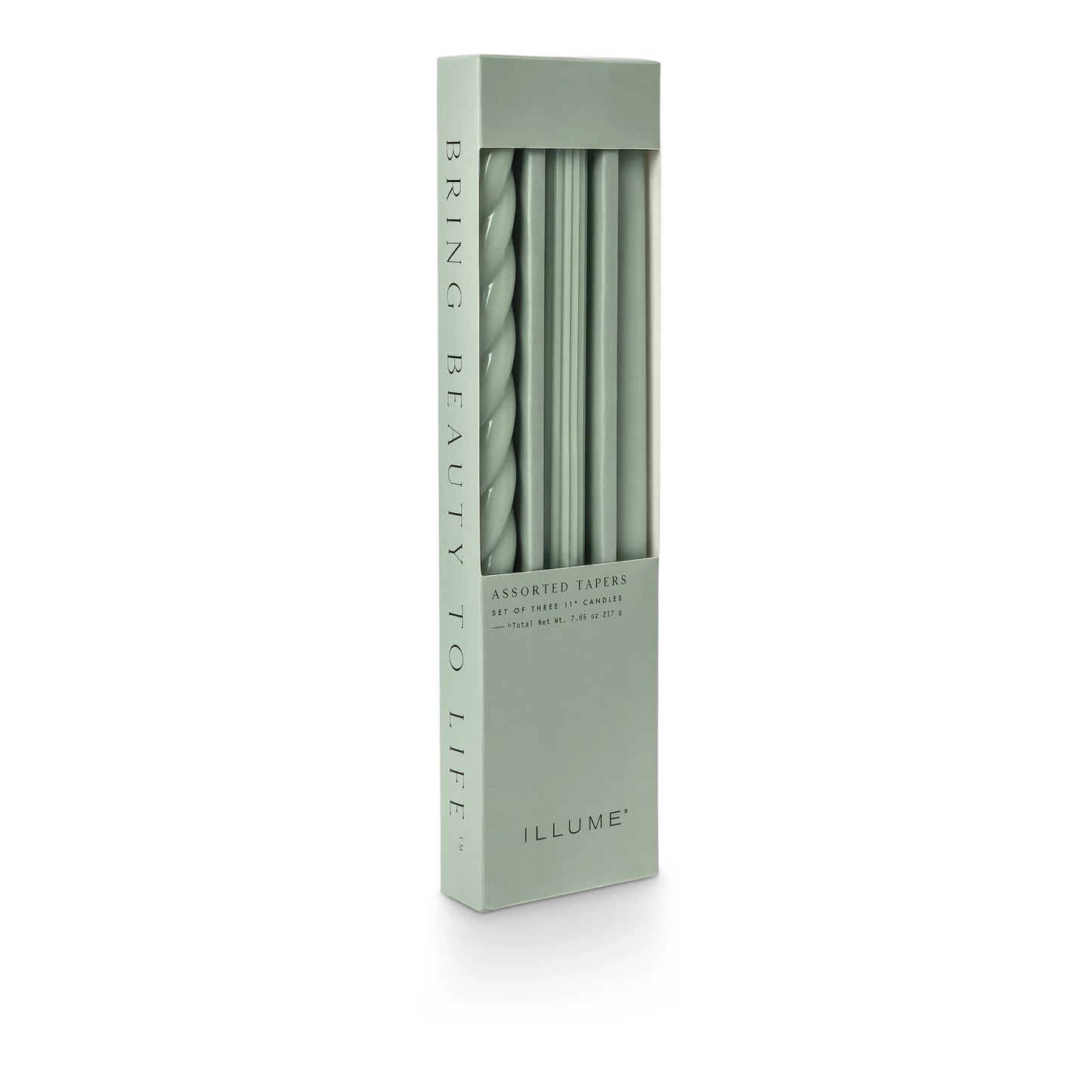 Assorted Candle Tapers 3-Pack - Hinoki Sage